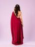 Mohey Pink Satin Majesty Saree