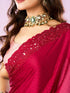 Mohey Pink Satin Majesty Saree