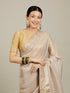 Mohey Rose Pink Fawn Sequinned Saree
