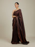 Mohey Windsor Wine Floral Patterned Saree