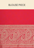 Mohey Ruby Pink Paisley Patterned Saree