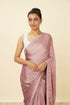 Mohey Lilac Sequined Saree