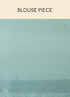 Mohey Aquamarine Blue Leaf Patterned Zari Work Saree