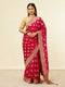 Mohey Rani Pink Buta Printed Bridal Saree
