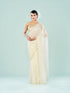 Mohey Cream Organza Splendor Saree