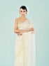 Mohey Cream Organza Splendor Saree