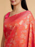Mohey Orange Festive Radiance Saree
