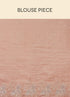 Mohey Conch Shell Pink Floral Bordered Saree