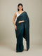 Mohey Teal Blue Stone Embellished Saree