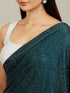 Mohey Teal Blue Stone Embellished Saree