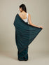 Mohey Teal Blue Stone Embellished Saree