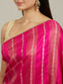 Mohey Rani Pink Bel Buti Patterned Saree