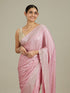 Mohey Pink Stone Embellished Saree