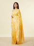 Mohey Sunshine Yellow Floral Zari work Saree