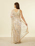 Mohey Sand Beige Sequined Saree