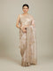 Mohey Ravishing Fawn Organza Saree
