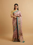 Mohey Engagement Glory Purple Silk Saree with Embroidery and Zari