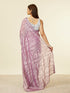 Mohey Lilac Stone Embellished Saree