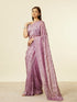 Mohey Lilac Stone Embellished Saree