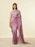 Mohey Lilac Stone Embellished Saree