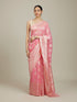 Mohey Elegant Pink Silk with Intricate Zari Weave Saree