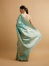 Mohey Light Blue with Intricate Zari Weave Saree