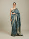Mohey Enchanting Indigo Chanderi Saree
