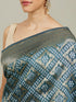 Mohey Enchanting Indigo Chanderi Saree