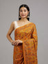 Mohey Mustard Yellow Georgette Saree