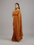 Mohey Mustard Yellow Georgette Saree