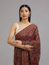 Mohey Wine Majesty Georgette Saree