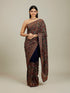 Mohey Indigo Blue Imperial Paisley Patterned Saree