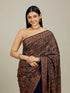 Mohey Indigo Blue Imperial Paisley Patterned Saree