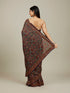 Mohey Indigo Blue Imperial Paisley Patterned Saree
