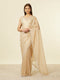 Mohey Classic Fawn Stone Embellished Saree