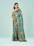 Mohey Graceful Blue Saree