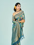 Mohey Graceful Blue Saree