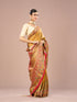 Mohey Mustard Yellow Radiance Saree