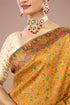 Mohey Mustard Yellow Radiance Saree