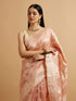 Mohey Pink Floral Patterned Saree