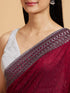 Mohey Wine Elegance Drape Saree