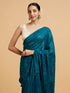 Mohey Rama Green Bel Buti Embroidered Saree with Rhinestones