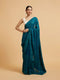 Mohey Rama Green Bel Buti Embroidered Saree with Rhinestones