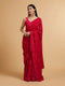 Mohey Rani Pink Bel Buti Embroidered Saree with Rhinestones