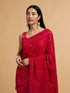 Mohey Rani Pink Bel Buti Embroidered Saree with Rhinestones