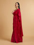 Mohey Rani Pink Bel Buti Embroidered Saree with Rhinestones