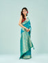 Mohey Ravishing Rama Green Festive Saree