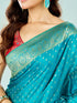 Mohey Ravishing Rama Green Festive Saree