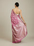 Mohey Purple Ikat Diamond Patterned Saree