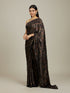 Mohey Kohl Black Jaal Patterned Stone Embellished Saree